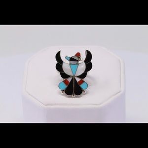 Native American Zuni Handmade Sterling Silver